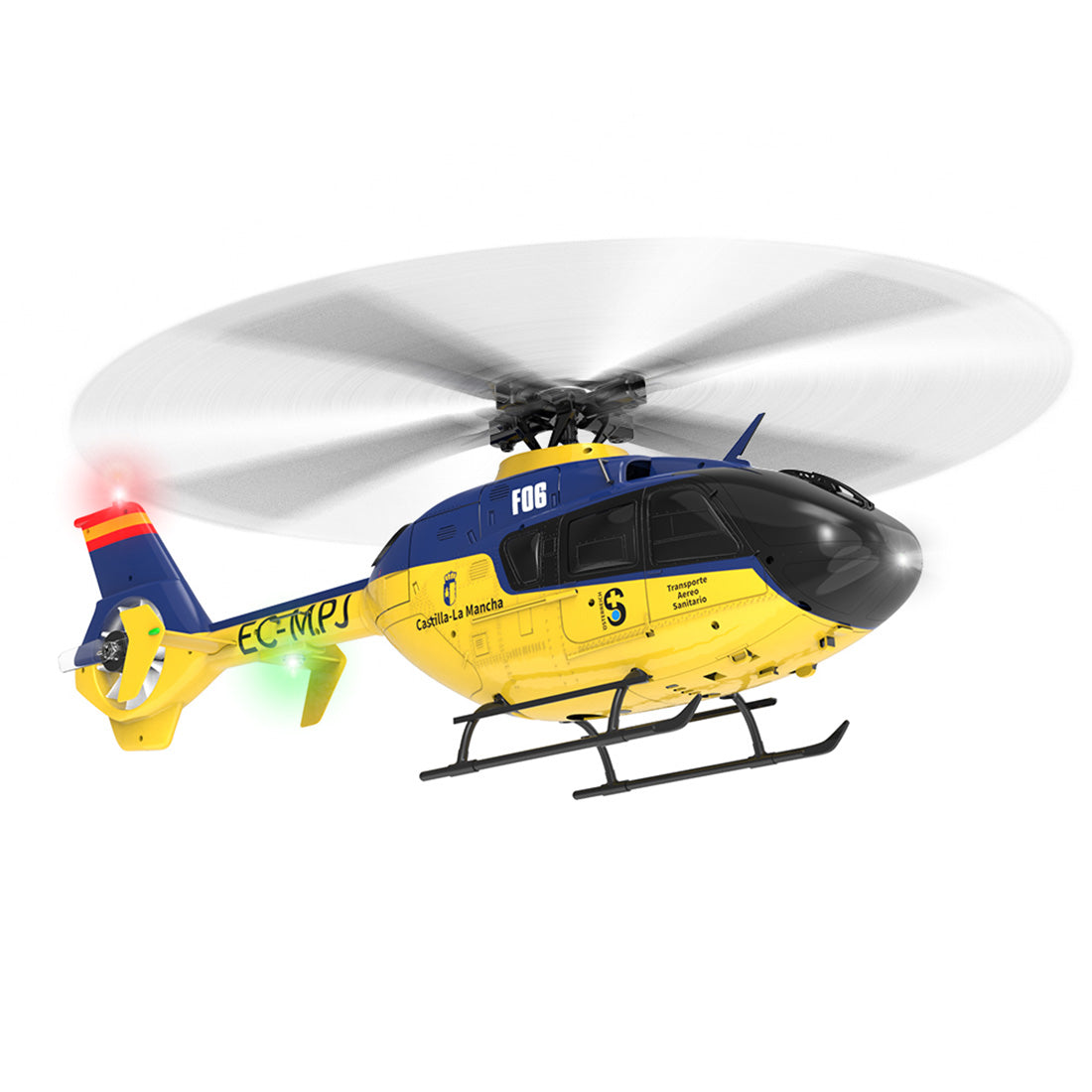 STIRLINGKIT YU XIANG EC 135 1/36 2.4G 6CH Direct Drive Brushless 3D/6G RC Helicopter Model   RTF Version