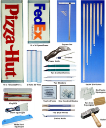 OSBURN SIGNS Deluxe SpeedPress Vinyl Applicator Kit