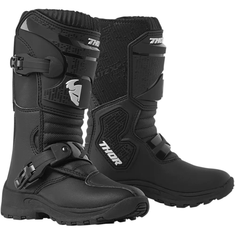 THOR Mini Blitz XP Boots   Black   Size 13 3411 0541