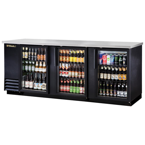 TRUE TBB 4G HC LD Back Bar Cooler with Three Sections and Large Capacity