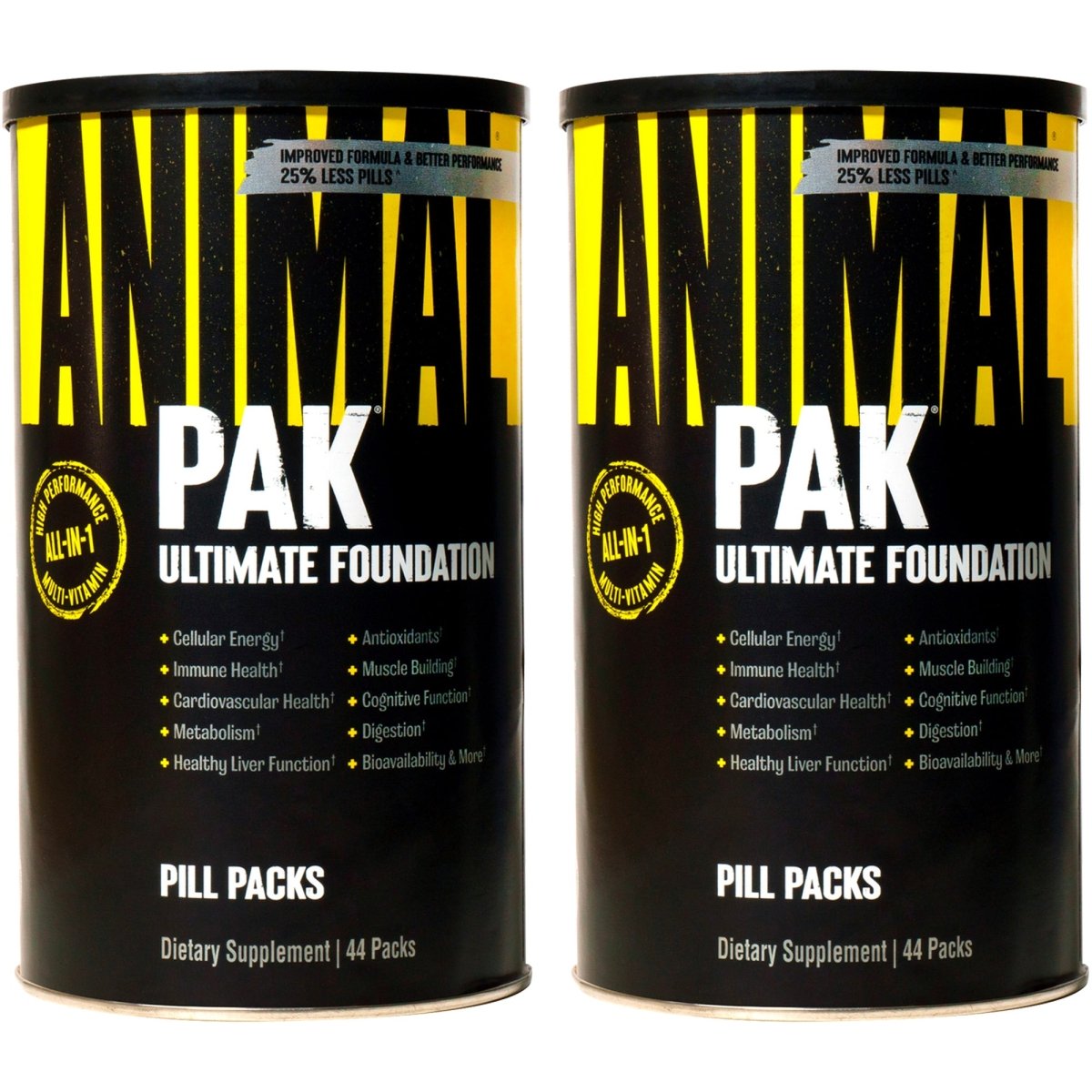 Universal Nutrition Animal Pak Dietary Supplement   88 Packs (Two 44 Packs)