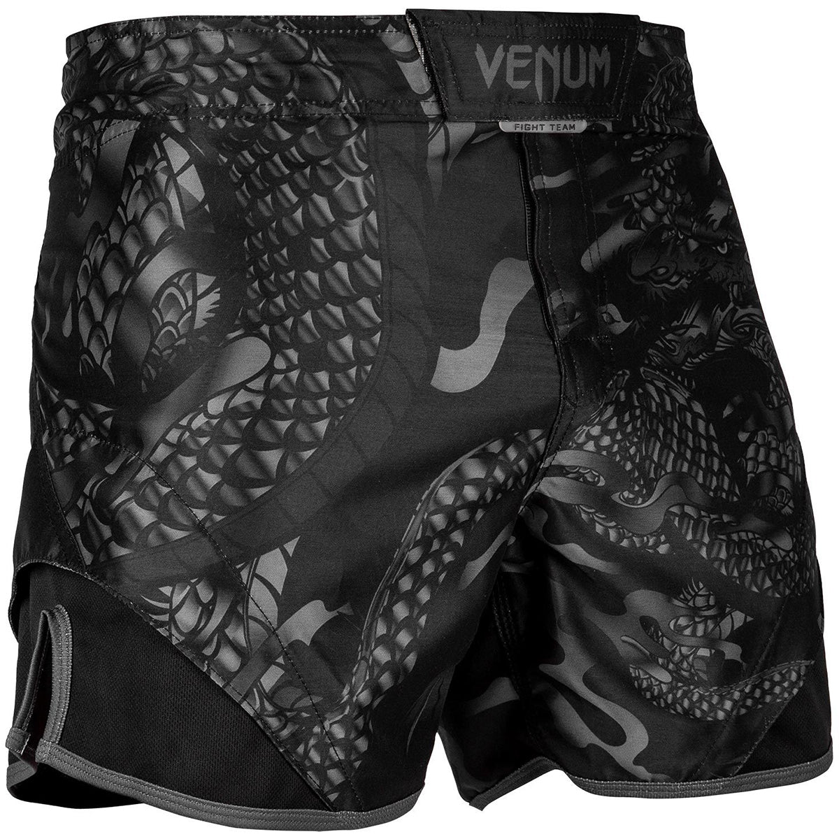 Venum Dragon's Flight MMA Fight Shorts   Black/Black