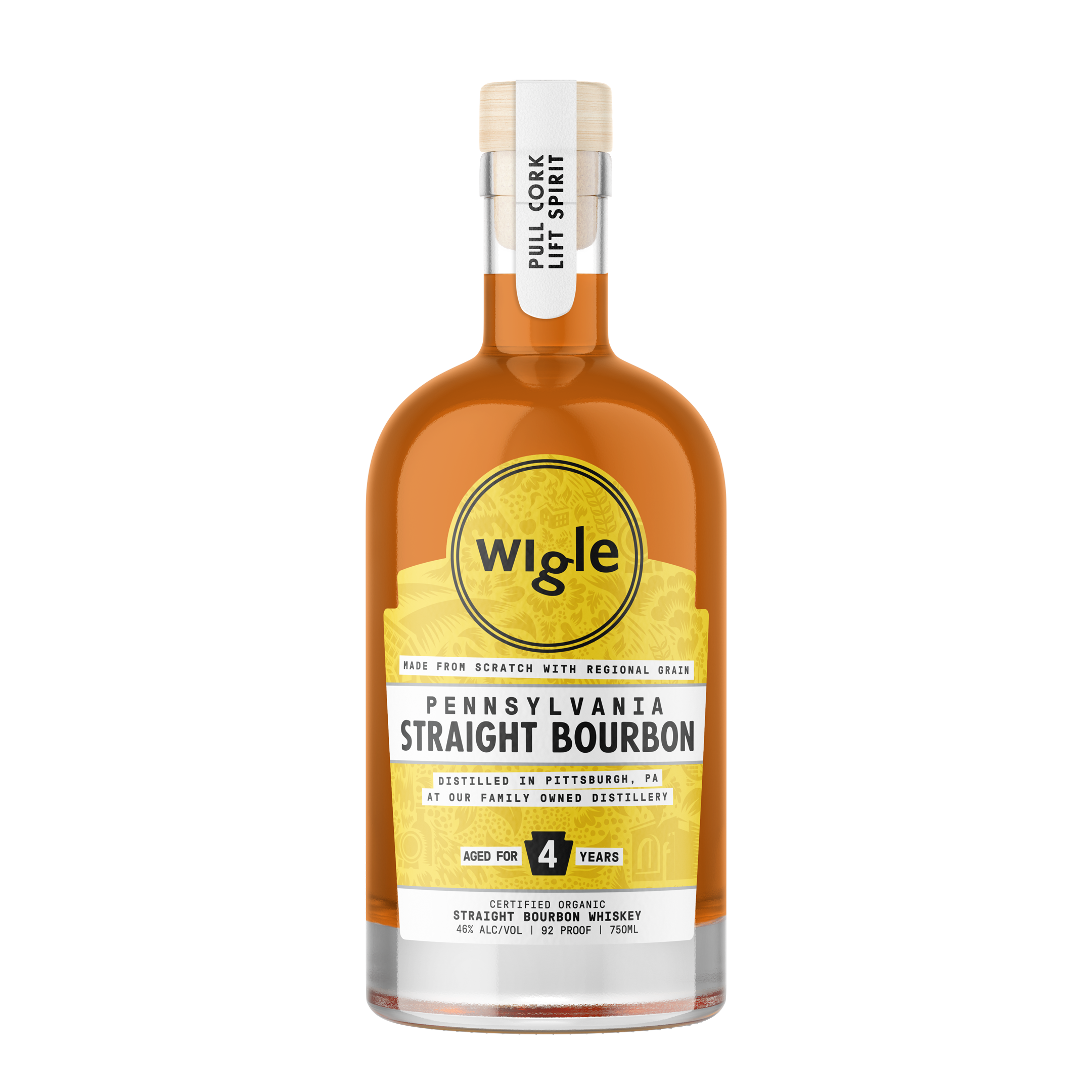WIGLE WHISKEY Wigle Pennsylvania Straight Bourbon