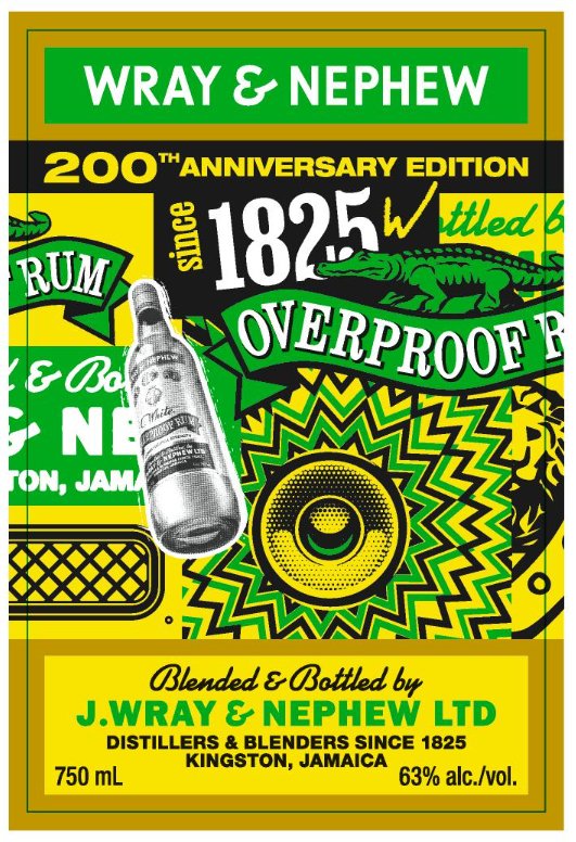 Wray & Nephew Overproof Rum 200th Anniversary Edition Jamaican Rum