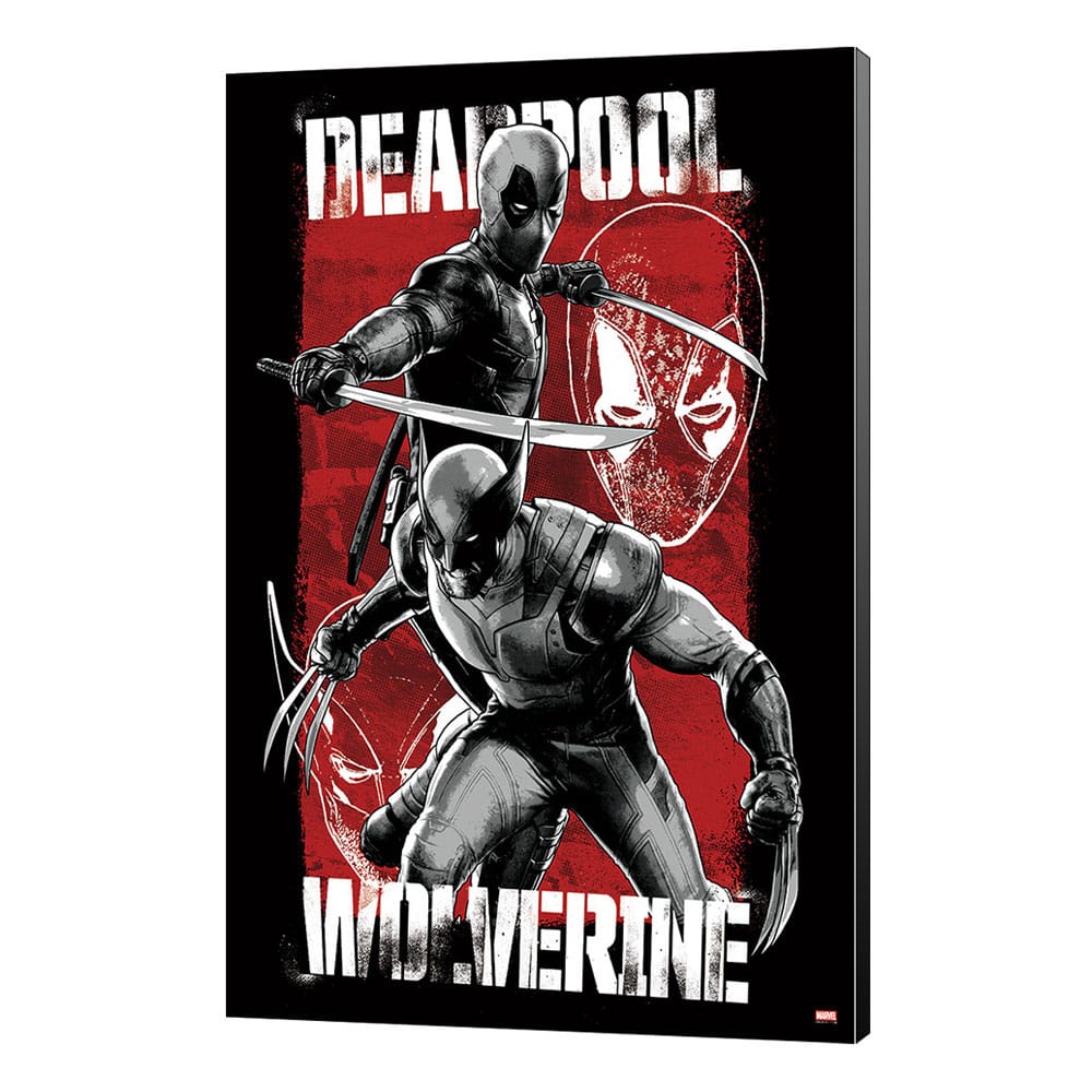 INFINITY COLLECTABLES Official Marvel Deadpool & Wolverine #3 Maximum Effort 35 x 50cm Wooden Wall Art