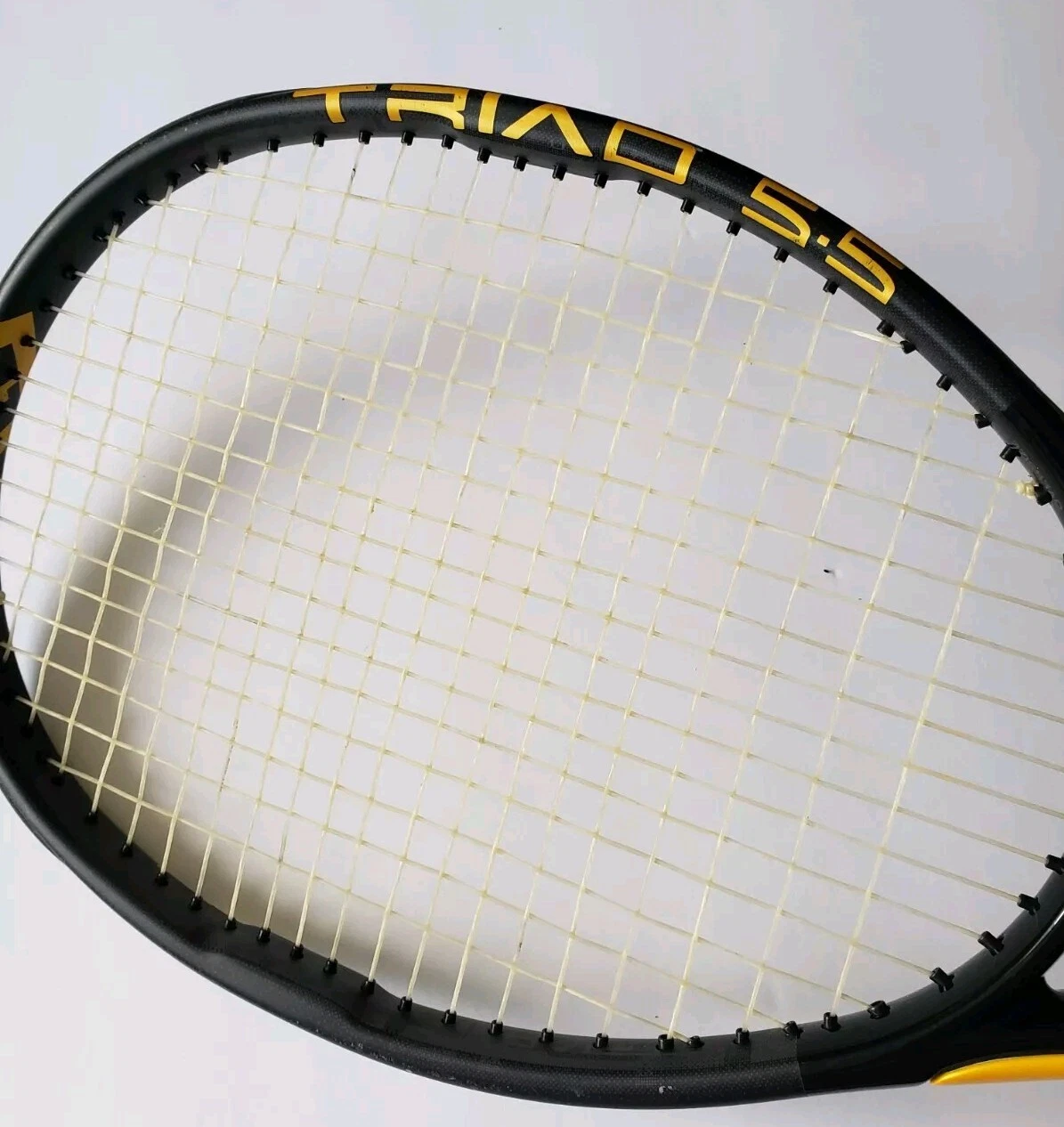 Wilson triad 5.5 tennis racket Black And Yellow 4 1 4 Grip