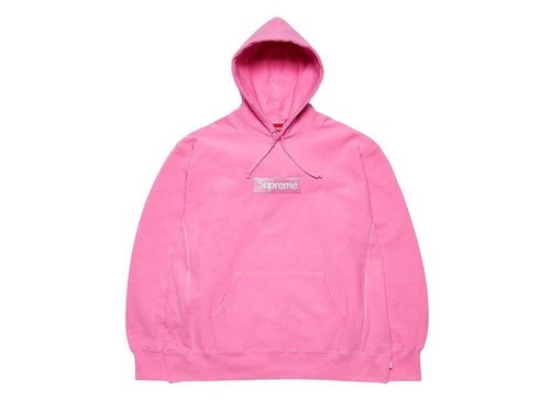 Supreme Box Logo Hooded Sweatshirt Pink (21FW)
