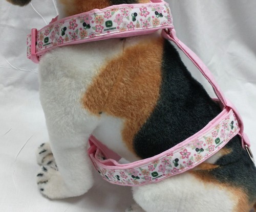 John Deere Pink Floral Harness