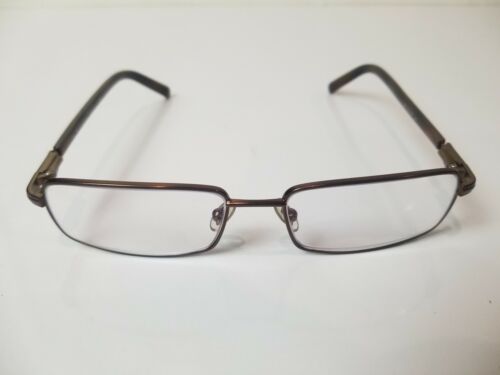Yves Saint Laurent YSL 2263 Brown Metal Eyeglasses Frame 55 16 140 Italy