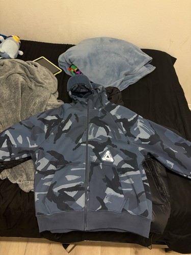 Palace Thermal Cap hoodie Blue Camo