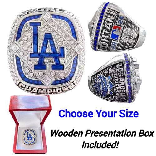 LOS ANGELES DODGERS 2024 World Series Championship Ring (Shohei Ohtani) w Box