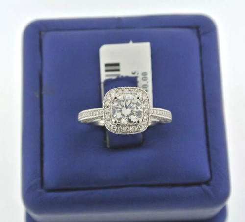 Scott Kay 14k White Gold 1.00 CT Diamond Engagement Ring Mounting  S13585