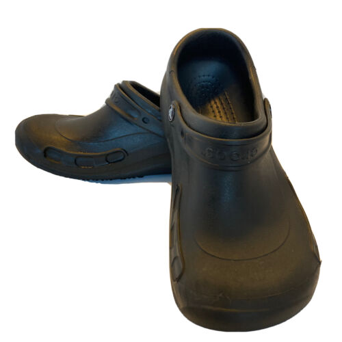 BRANDBLACK Zoccolo classico Crocs W12 M10 leggero nero unisex scarpa da scivolo comfort acqua