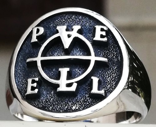 Solid Sterling Silver 925 John Dee Enochian PELE Handmade 3D Ring