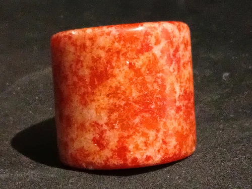 Natural Retro Great Chinese Mt. Tianshan Jade Thumb Ring 20 22mm