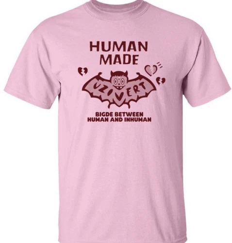 Lil Uzi Vert Human Made T Shirt Human Made Uzi Pink Shirt