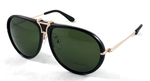 TOM FORD FT9306 FT9306 01N Black w G Green Lens Sunglasses Frame 62 14 140