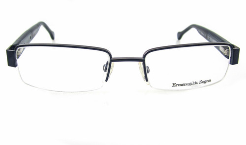 Ermenegildo Zegna VZ314 Eyeglass Blue Unisex Full Rim Optical Frames