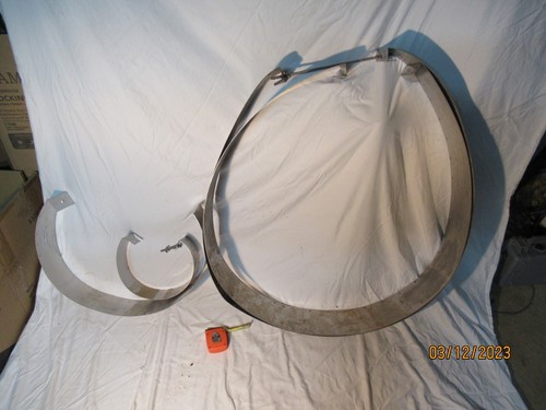 Sewer Flow meter stainless steel mounting rings 8" to 18" pipes