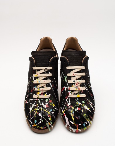 MAISON MARGIELA (REPLICA) Sneakers MAISON MARGIELA REPLICA RRP €750 in pelle scamosciata US10 UK9 EU43 verniciate