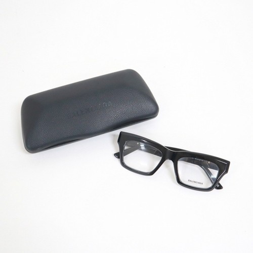 Balenciaga Glasses Frame Black Plastic Bb02400/Hm12125Kw