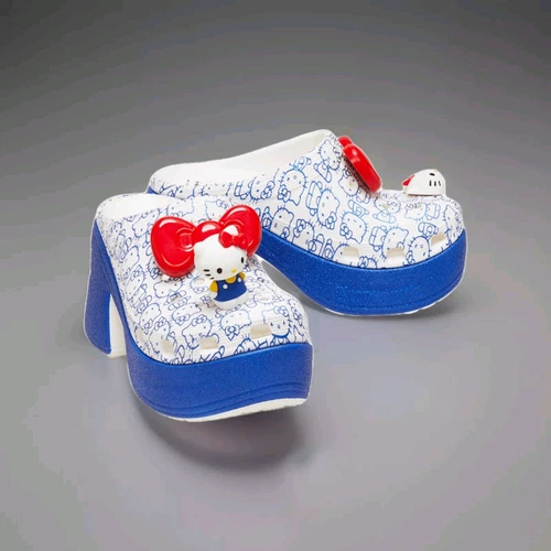RAYE Crocs Hello Kitty Siren 50th Anniversary High Heel With Jibbitz Choose Your Size