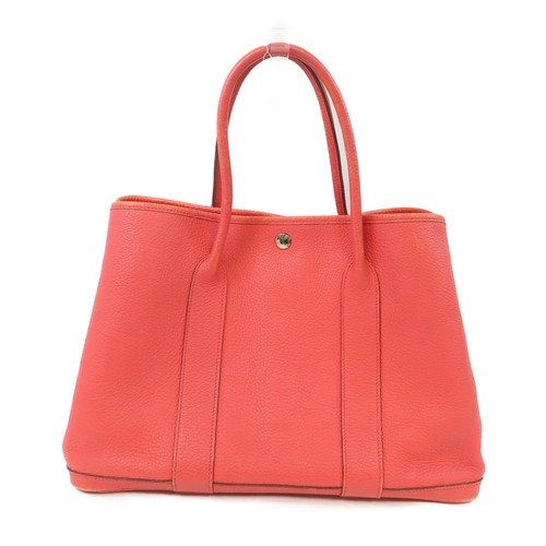 HERMÈS HERMES PHW Garden Party PM Tote Bag Handbag Negonda Leather Bougainvillier