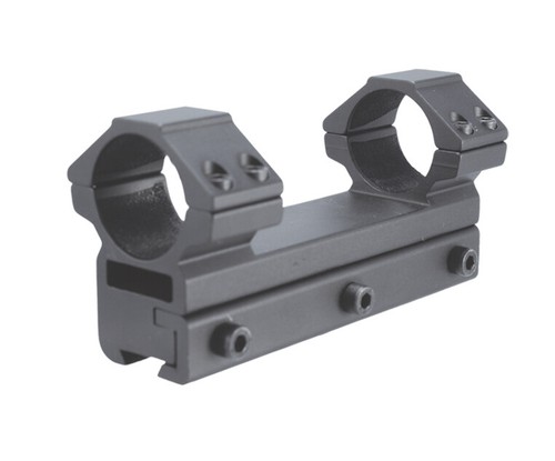 TUFF ZONE 1" One Piece Dual Scope Ring Mount for Airgun Dovetails RADH