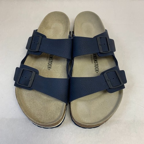 VEJA Birkenstock Nuovo con Scatola Arizona Desert Soil Blu Birko Flor Taglia Stretta Selezionata