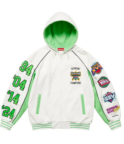 Supreme Playoffs Zip Up Hooded Sweatshirt Size L ORDER IN HAND READY TO SHIP