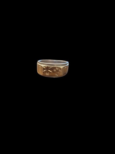 Sterling silver and 9ct Gold Australian Flag Ring