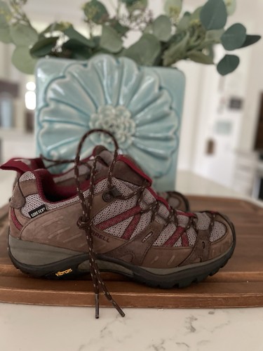 Solette Merrell Donna Taglia 7 Outdoor Active Casual Pelle Ortholite Comfort