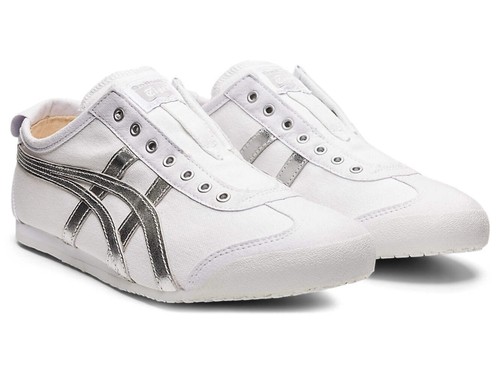 Onitsuka Tiger MEXICO 66 SLIP ON 1183A962 101 BIANCO ARGENTO PURO