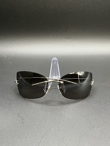 CARTIER GLASSES Cartier Panther 110 Sunglasses Metallic Lens Metal Rimless Made in France