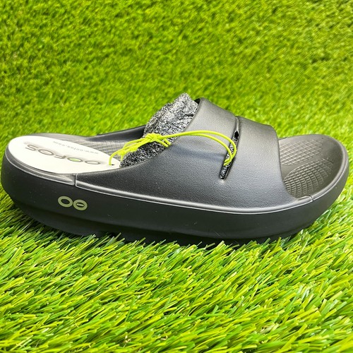 BRANDBLACK Sandali Oofos OOahh donna taglia 5 neri spiaggia passeggio outdoor recupero slide