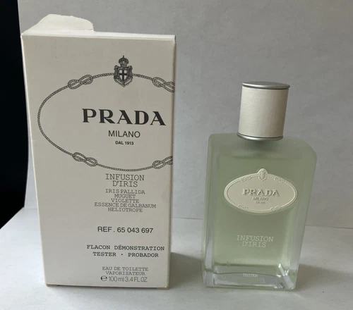 Prada Infusion D'iris Perfume 3.4 Oz Eau De Toilette Spray Tester Boxed NOS