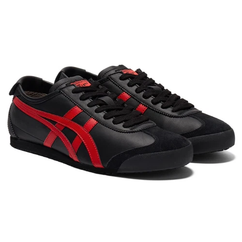 Authentic Onitsuka Tiger MEXICO 66 1183C102 004 BLACK CLASSIC RED