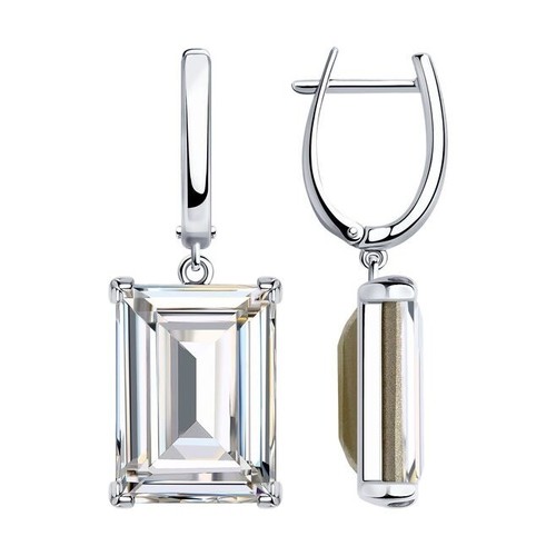 Orecchini pendenti argento cristallo swarovski orecchini gioielli da donna gioielli veri