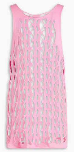 $895 RICK OWENS Cashmere Net Tank Top (Medium) Runway Featured NWT Sweater