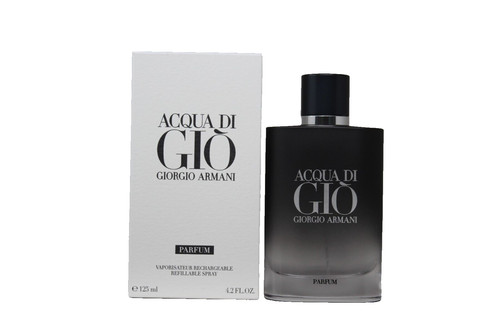 GIORGIO ARMANI ACQUA DI GIO PARFUM REFILLABLE SPRAY 125 ML 4.2 FL.OZ.