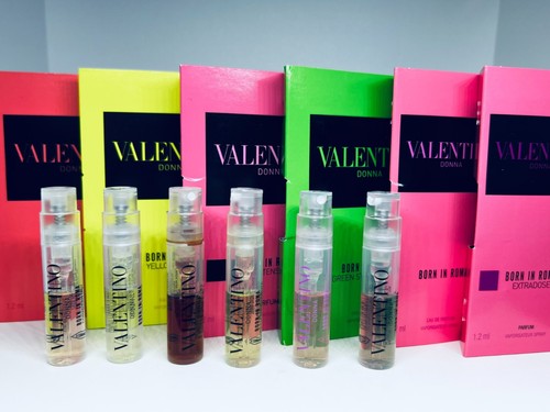 Valentino Donna Born In Roma Women Perfume Collection Sample Spray 6Pc Set