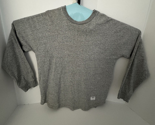 Supreme Sweatshirt Heather Gray Adult L Logo Crewneck SS15 Hiking Camping Casual