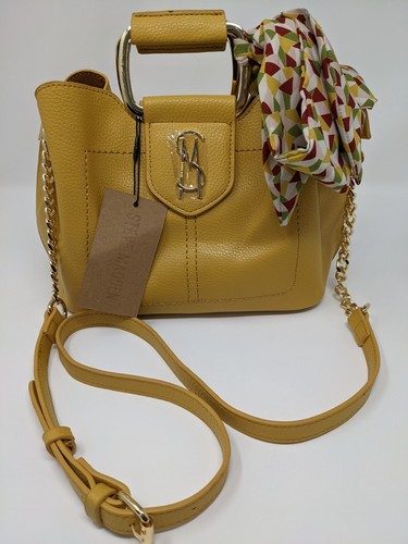 Steve Madden BFabien Yellow Crossbody Scarf Bag Adjustable Purse NWT