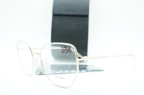 PRADA VPR 60W ZVN 101 CLEAR G DESIGNER AUTHENTIC EYEGLASSES 53 18 140 W/CASE