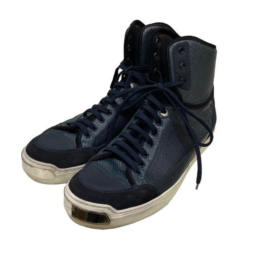 LOUIS VUITTON ON THE ROAD high cut sneakers GO 1113 Navy Size:
