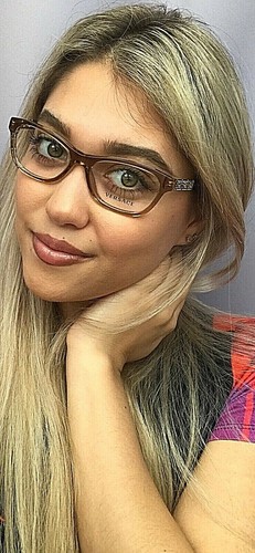 New Versace Mod. 1232 B 617 Transparent 54mm Cats Eye Women's Eyeglasses Italy