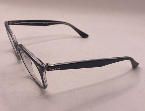 RAY BAN EYEGLASSES FRAMES ONLY RB4362V 2034 BLACK CLEAR FULL RIM 53 18 145