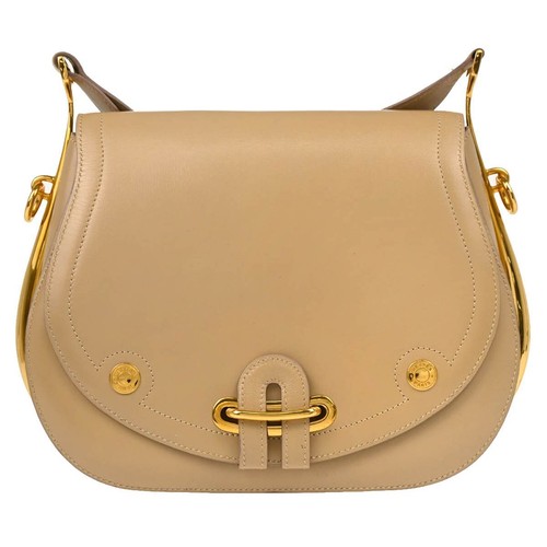 HERMÈS Hermes Beige Box Calf Passe Guide Shoulder Bag X C ◯M 134601