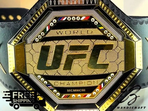 New Custom UFC Legacy Replica Heavyweight Championship Wrestling Belt 2mm Brass