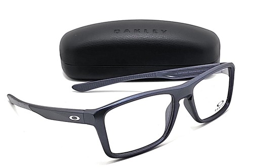 Oakley Rafter OX8178 0757 Matte Blue Steel Square Eyeglass Frames 57 18